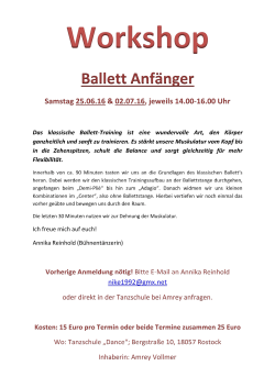Ballett Anfänger - DANCE