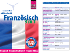 Französisch Slang