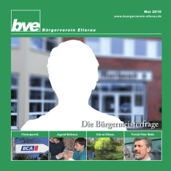 Gr&uuml;nes Heft 5/2016 - B&uuml;rgerverein Ellerau