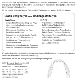 Grafik-Designer/in oder Mediengestalter/in