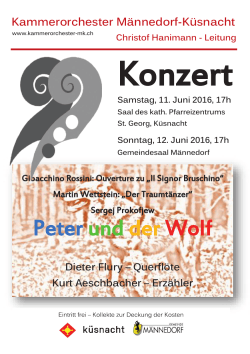 Konzert - Gemeinde Küsnacht