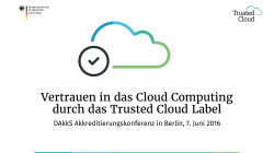 Präsentation von Trusted Cloud auf der Deutschen