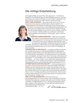 Editorial - Brauwelt