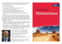 Flyer Filmtourismus