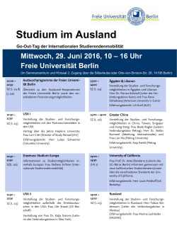 Programm - Freie Universität Berlin