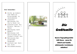 Flyer - Familien mit Zukunft