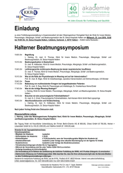 Halterner Beatmungssymposium