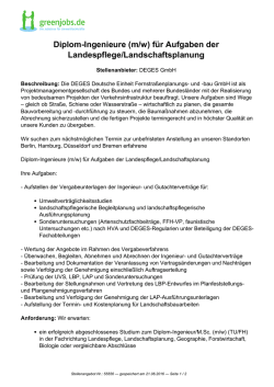 Dieses Stellenangebot als PDF speichern