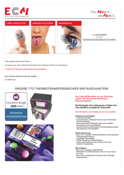 grosse tto thermotransferdrucker eintauschaktion