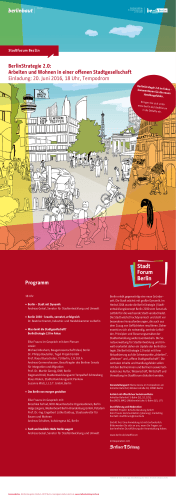 Programm BerlinStrategie 2.0: Arbeiten und Wohnen in einer offenen