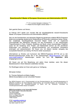diesem Schreiben. - Universit&auml;t Speyer