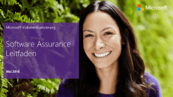 Software Assurance Leitfaden