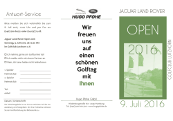 Jaguar Open Turnier