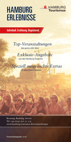 hamburg erlebnisse - HAMBURG Tourismus