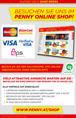 kleines geld ganz gross