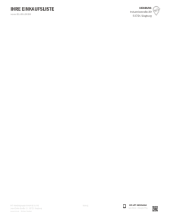 ihre einkaufsliste