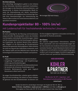 Kundenprojektleiter 80