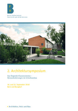 2. Architektursymposium