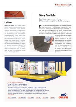 Ein starkes Portfolio - sf