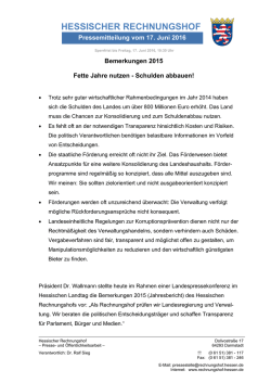 HESSISCHER RECHNUNGSHOF