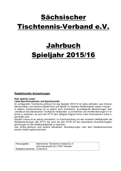 STTV-Jahrbuch 2015/16