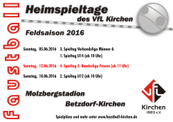 Heimspieltage 2016