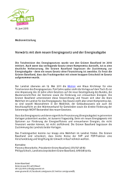 Adresse - Grüne Baselland