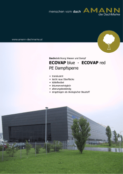 ECOVAP blue - ECOVAP red PE Dampfsperre