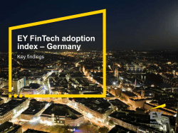 EY FinTech adoption index – Germany