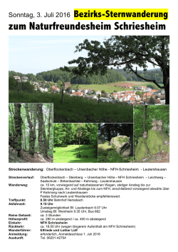 zum Naturfreundesheim Schriesheim
