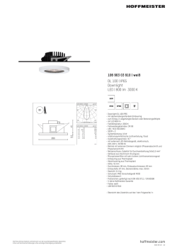hoffmeister.com 106 903 03 910 | wei&szlig; DL 100 | IP65 Downlight