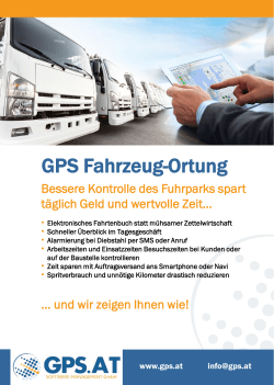 Kunden Info PDF - GPS Fleet Software