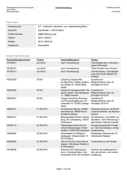 ILF - Institut f&uuml;r Lehrerfort- und