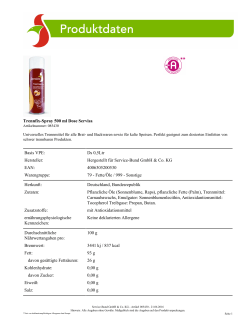 Trennfix-Spray 500 ml Dose Servisa Basis VPE: Ds 0,5Ltr Hersteller