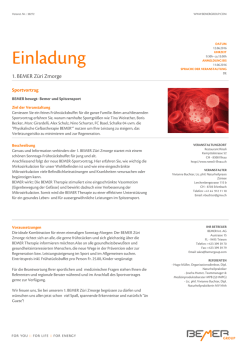 Einladung - BEMER.net