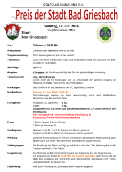 12.06.2016 Preis der Stadt Bad Griesbach