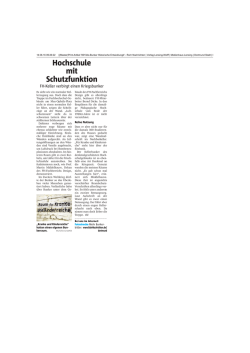 Hochschule mit Schutzfunktion