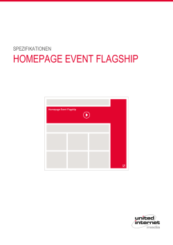 homepage event flagship