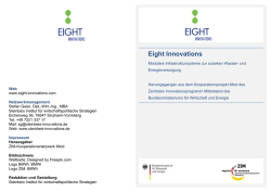 Eight Innovations Flyer