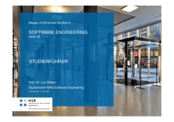 software engineering studienführer