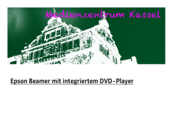 Epson Beamer mit integriertem DVD-Player