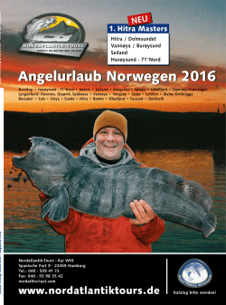 Angelurlaub Norwegen 2016 - Nordatlantik