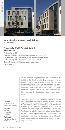 Ahrensburg | Firmensitz WMD Vertriebs GmbH