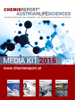media kit2016 - Chemiereport