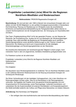 Dieses Stellenangebot als PDF speichern