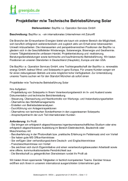 Dieses Stellenangebot als PDF speichern