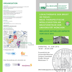 LOkALTheRApIe deR BRuST Im FOkuS – Neue TheRApeuTISche