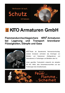 KITO Armaturen GmbH Flammendurchschlagsichere KITO