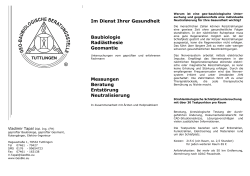 Im Dienst Ihrer Gesundheit