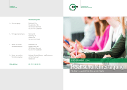 Hochschullehrertagung